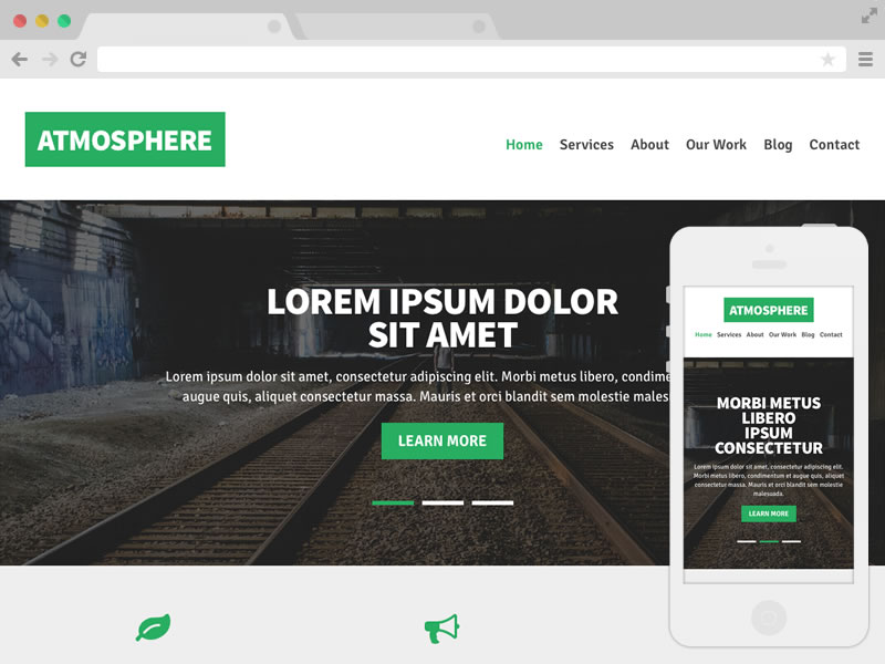 Free website templates with drop down menus